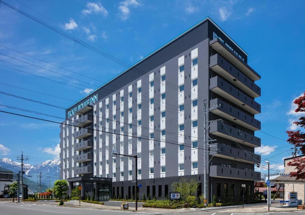 Hotel Route Inn Shinano Omachi Ekimae Exterior foto